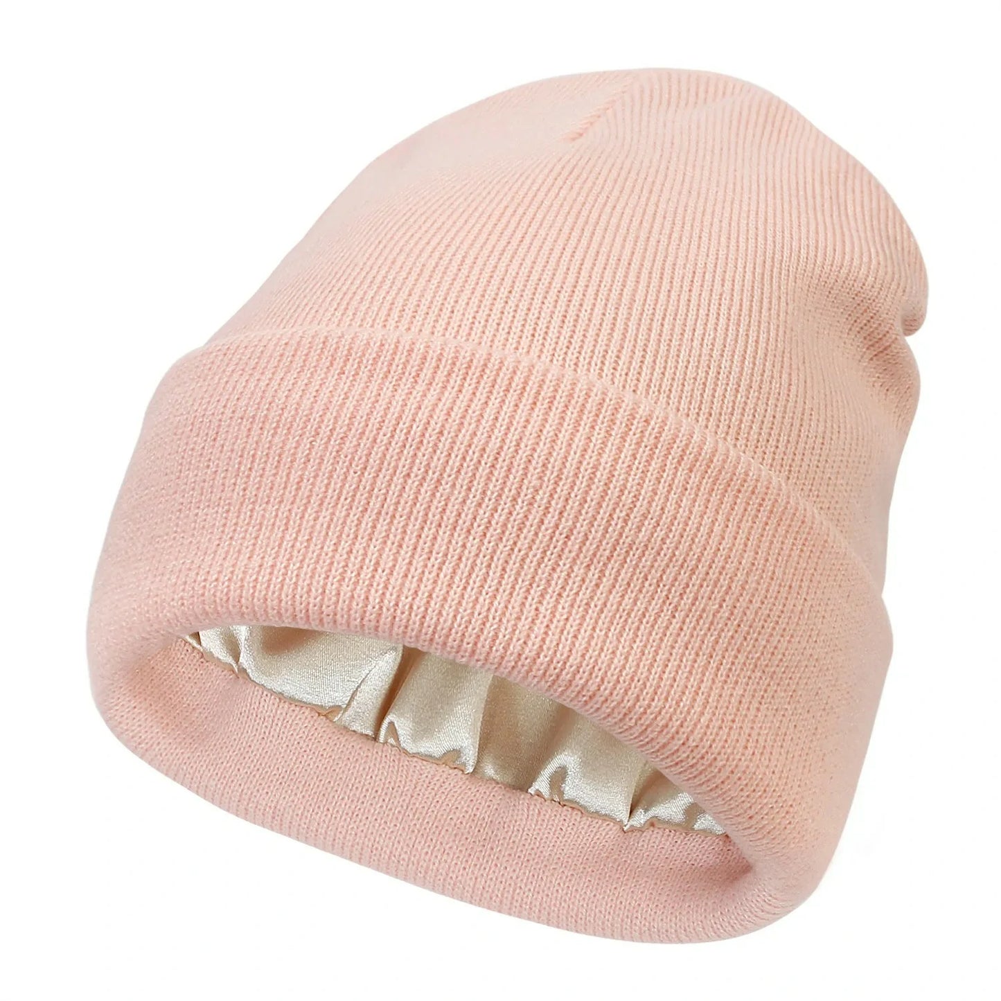 Silk Lined Knit Beanie