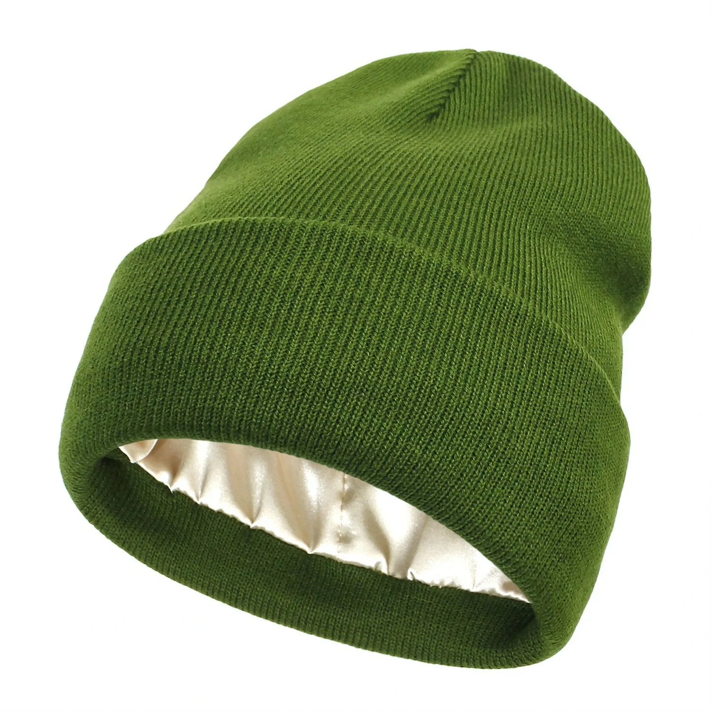 Silk Lined Knit Beanie